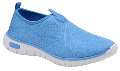 Blue 'Hollis' ladies slip on casual sports shoes